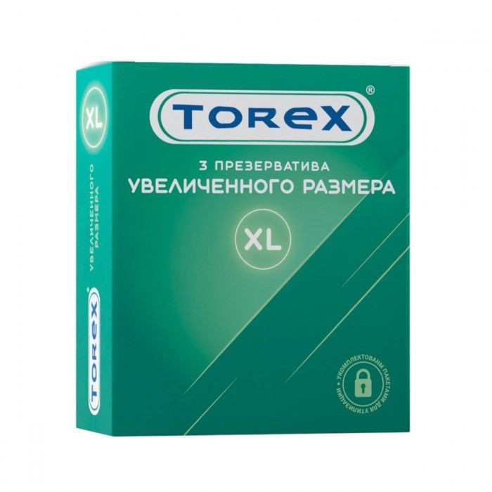Презервативы Torex  Увеличенного размера  - 3 шт. 