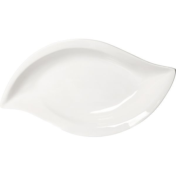 Салатник «Кунстверк» лист;фарфор;0,82л;,H=42,L=360,B=210мм;белый 