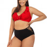 Двухцветный раздельный купальник plus size