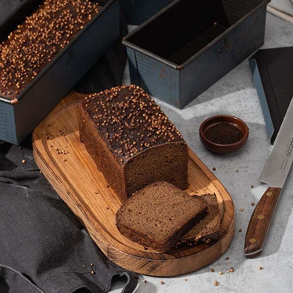 Форма для выпечки хлеба на 300г «Экзопан»;сталь,антиприг.покр.;,H=90,L=195,B=100мм;серый 