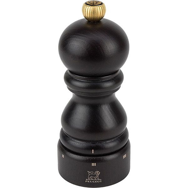 Мельница для перца «Париж Ю Селект»;бук,сталь нерж.;D=59,H=120мм;шоколад.,золотой 