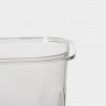 Набор из 3 банок для продуктов с голубыми крышками и вакуумным насосом