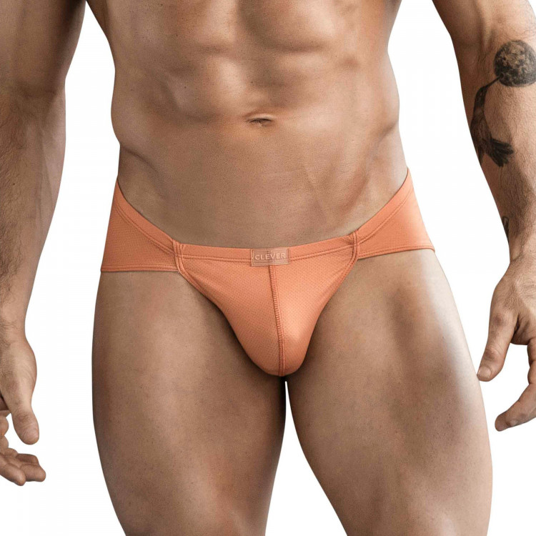 Терракотовые мужские трусы-брифы Clever Optimo Brief 