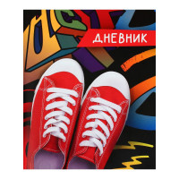 Дневник универсальный для 1-11 классов,  Кеды , мягкая обложка, 40 листов