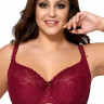 Бюстгальтер plus size с мягкими чашками с цветочным орнаментом