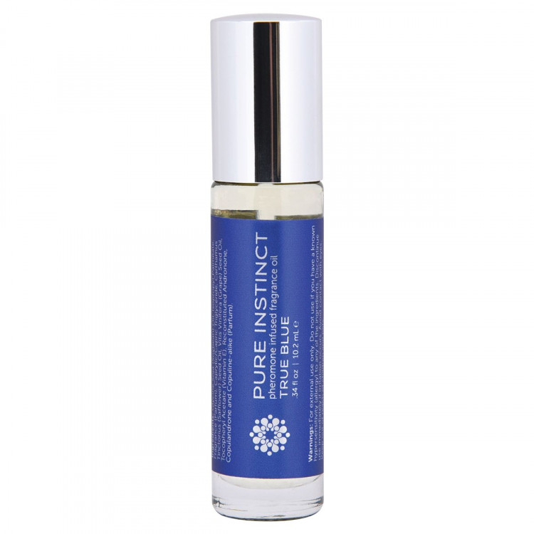 Обогащенное ароматическое масло для двоих Pure Instinct Oil True Blue Roll on - 10,2 мл. 
