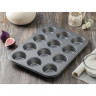 Форма для выпечки Magistro Gourmet Range, 35×26,5×3 см, 12 ячеек, толщина 0,6 мм, антипригарное покрытие, цвет серый Форма для выпечки Magistro Gourmet Range, 35×26,5×3 см, 12 ячеек, толщина 0,6 мм, антипригарное покрытие, цвет серый
