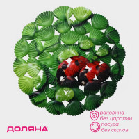 Коврик в раковину «Божья коровка» (28х28 см)