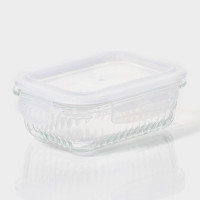 Прямоугольный контейнер из жаропрочного стекла «Данте» (370 мл.)