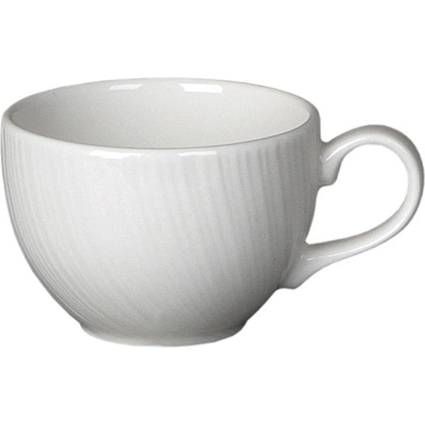 Чашка кофейная «Спайро»;фарфор;85мл;D=60,H=45,L=85мм;белый 
