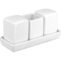 Белый набор для специй «Кунстверк» на подставке