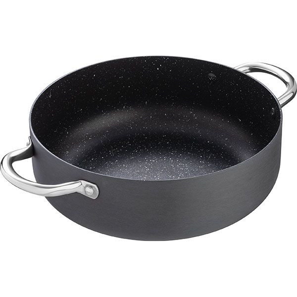 Кастрюля «Уитфорд»;алюм.литой,сталь нерж.;4,5л;D=26,H=9см;граф.,черный 