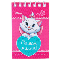 Блокнот на гребне,  Коты аристократы , Disney, 32 листа, А7