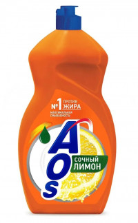 Средство для мытья посуды AOS «Лимон» - 1,3 л.