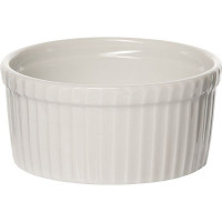 Салатник «Америка» рельефный;фарфор;150мл;D=90,H=45мм;белый