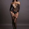 Стильный боди-комбинезон Criss Cross Neck Bodystocking