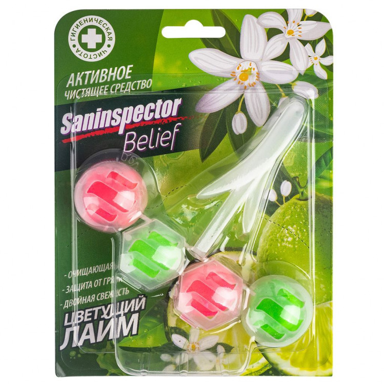 Подвесной туалетный блок San Inspector BELIEF «Цветущий лайм» 
