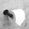 Черный держатель для туалетной бумаги Stölz (16,2х2,5х9,5 см)