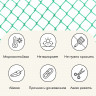 Зеленая садовая пластиковая сетка (0,5х5 м)
