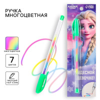 Ручка шариковая, многоцветная, Холодное сердце-