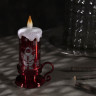 Светодиодная фигура «Свеча с Дедом Морозом» 9 × 15 × 7 см, пластик, батарейки AG13х3 (в комплекте), свечение тёплое белое