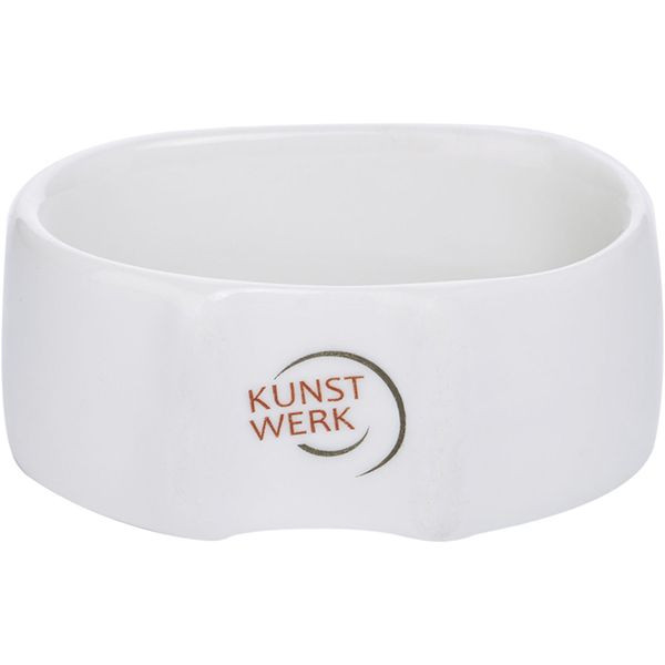 Кольцо для салфеток «Кунстверк»;фарфор;D=30,H=35,L=65,B=30мм;белый 
