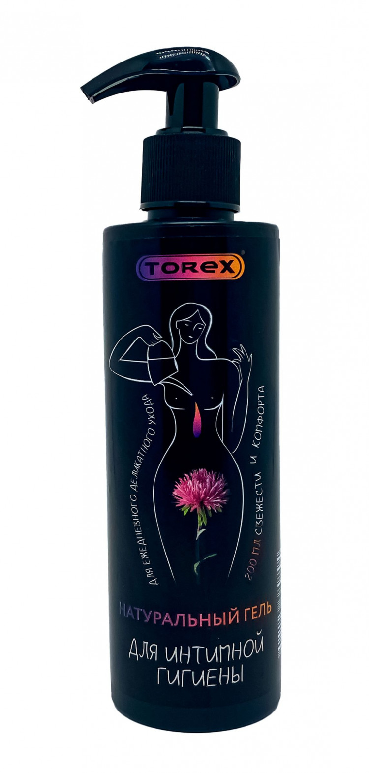Натуральный гель для интимной гигиены Torex - 200 мл. 