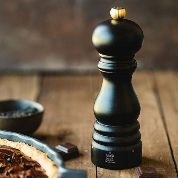 Мельница для соли «Париж Ю Селект»;бук,сталь нерж.;D=59,H=180мм;шоколад.,золотой 