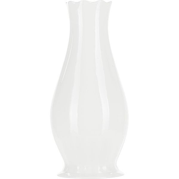 Белая фарфоровая ваза для цветов 