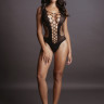 Пикантное боди Contrast Fence Net Teddy