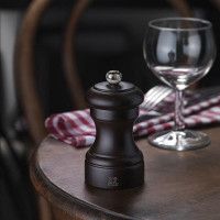 Мельница для соли металлический механизм;бук;D=52,H=100мм;шоколад.