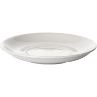 Блюдце «Принцип»;фарфор;D=165/75,H=25мм;белый