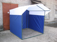 Палатка торговая Митек Домик 2,5х2,0 (труба D - 25 мм) (2 места)