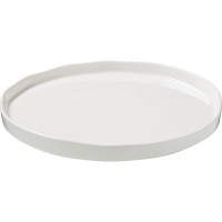 Белая фарфоровая тарелка «Эггшелл» (диаметр 27 см)