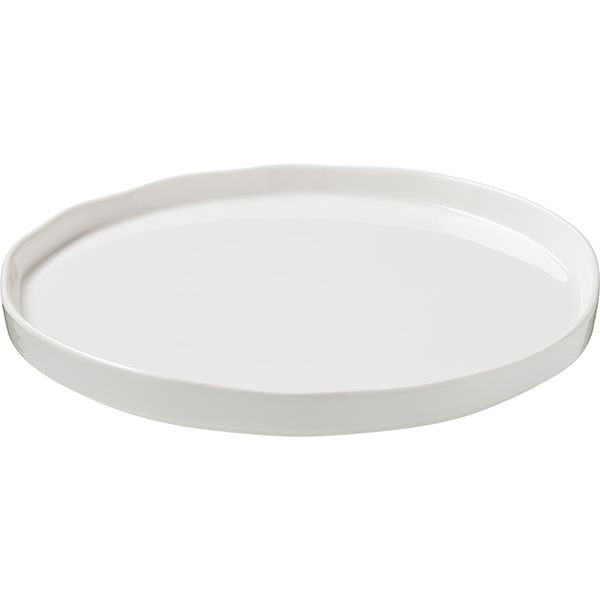 Белая фарфоровая тарелка «Эггшелл» (диаметр 27 см) 