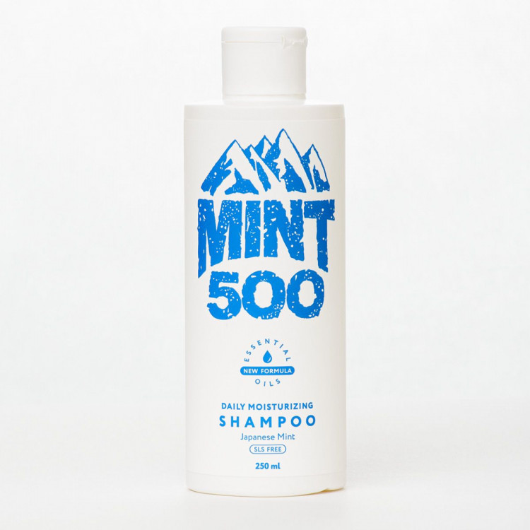 Увлажняющий шампунь Mint500 Daily Moisturising SLS Free Shampoo Japanese Mint - 250 мл. 