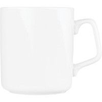Кружка «Эльза»;фарфор;350мл;D=8,2,H=9,2,L=115,8см;белый