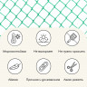 Зеленая пластиковая садовая сетка (10х0,5 м.)
