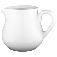 Молочник «Белая» Классик;фарфор;65мл;,H=56,L=57,B=78мм;белый