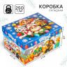 Новый год. Коробка подарочная с крышкой,  Счастливый Новый год , 31 х 25,5 х 16 см, Щенячий патруль