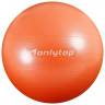 Фитбол ONLYTOP, d=85 см, 1400 г, антивзрыв, цвет оранжевый