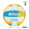 Волейбольный мяч MINSA, машинная сшивка, 18 панелей, р. 5, PVC!_