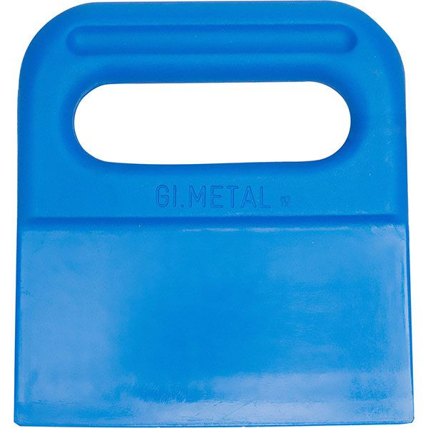 Шпатель кондитерский;пластик;,L=14,5,B=13,5см;синий 