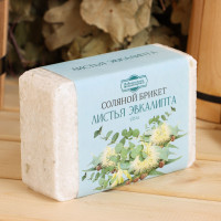 Соляной брикет  Листья эвкалипта  - 1350 гр.