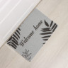 Серый придверный коврик Welcome home (38х58 см)