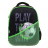 Рюкзак каркасный школьный Calligrata  Футбол , 39 х 30 х 14 см