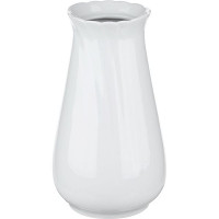 Ваза для цветов «Голубка»;фарфор;,H=14,5см;белый