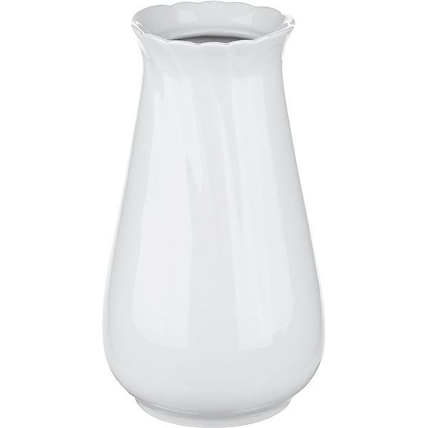 Ваза для цветов «Голубка»;фарфор;,H=14,5см;белый 