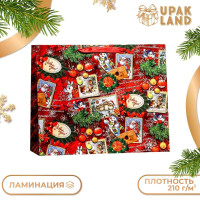 Новый год. Пакет ламинированный горизонтальный  Открытки ,49 х 40 х 19 см.