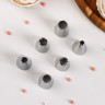 Набор насадок кондитерских KONFINETTA, d=2,5 см, 6 шт